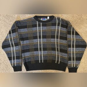 Vintage 90s Sweater Graphix Textured Knit – [L] – Grandpacore